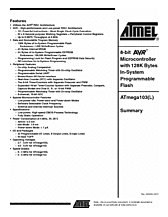 DataSheet ATmega103 pdf